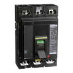 Square D™ PowerPact™ MGL36350 Molded Case Circuit Breaker, 600 VAC, 350 A, 65 kA at 240 VAC/35 kA at 480 VAC/18 kA at 600 VAC Interrupt, 3 Poles, Electronic Basic ET1.0 Fixed Long Time/Adjustable Instantaneous Trip