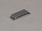 Wiremold® 1500WC 1-Channel Wire Clip, 3/8 in L, For Use With 1500 600 VAC Overfloor Raceway, Steel, Galvanized