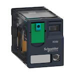 Schneider Electric Square D™ Zelio™ RXM4AB2FD Miniature Relay, 6 A, 4NO-4NC-4PDT Contact, 110 VDC V Coil