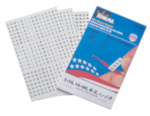 IDEAL® 44-109 Pre-Printed Wire Marker Booklet, 1-1/2 in L x 1/4 in W, Black/White, Plastic Impregnated Cloth
