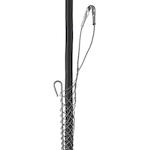 Wiring Device-Kellems 02403037 Standard Duty Rod Closing Split Mesh Offset Eye Single Weave Support Grip, 100 lb Breaking Strength, 0.5 to 0.62 in Cable, Stainless Steel