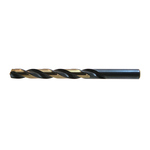 Nitro® 400N115 Type B Heavy Duty Jobber Length Drill Bit, 15/64 in Drill - Fraction, 0.2344 in Drill - Decimal Inch, 135 deg Point, HSS, Black/Gold