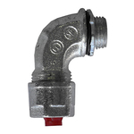 O-Z/Gedney Grip-Tite® SR-9100-875 Type SR Strain Relief Connector, 1 in Trade, 0.75 to 0.88 in Cable Openings, Malleable Iron, Zinc Plated