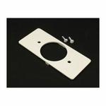 Wiremold® 5507T1 5500/5507 Multi-Channel Faceplate, For Use With Single Receptacle, Raceway, Steel, Ivory