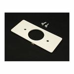 Wiremold® 5507T2 5500/5507 Multi-Channel Faceplate, For Use With Single Receptacle, Raceway, Steel, Ivory