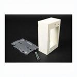 Wiremold® V2048 Plugmold® 2000 Switch Outlet Box With Quick Click, Steel, 1 Gangs, 1 Outlets