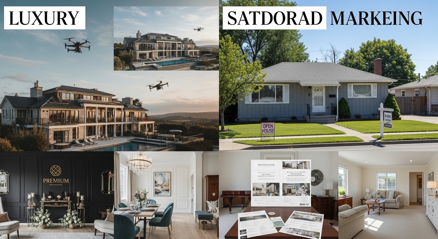 Marketing Luxury Homes vs. Standard Properties: Key Strategies
