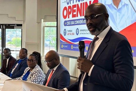 Weah Rallies CDC Diaspora -Declares 2029 Comeback, Urges Nationwide Reordering