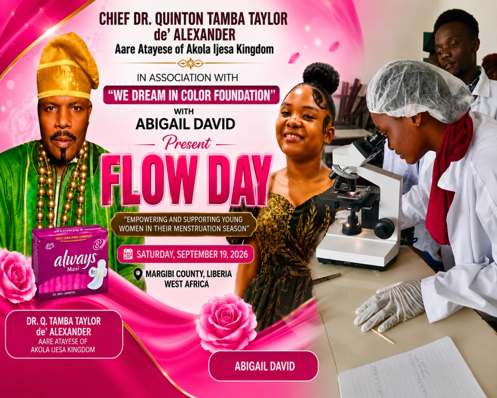 Flow Day Launches Free Sanitary Pad Distribution For Rural Women In Liberia
