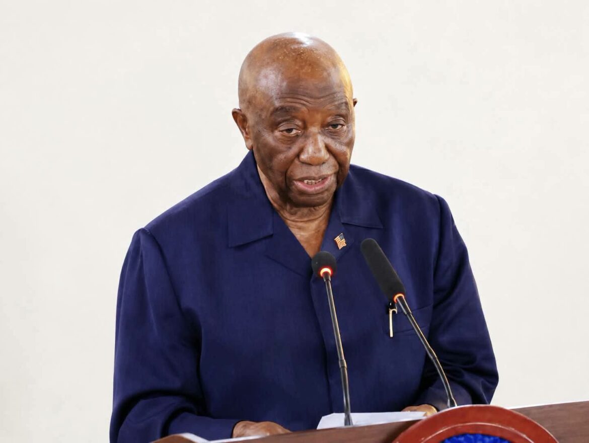 President Boakai Calls For National Unity, Patriotism, Stronger Fight Against Drugs on 179th Flag Day