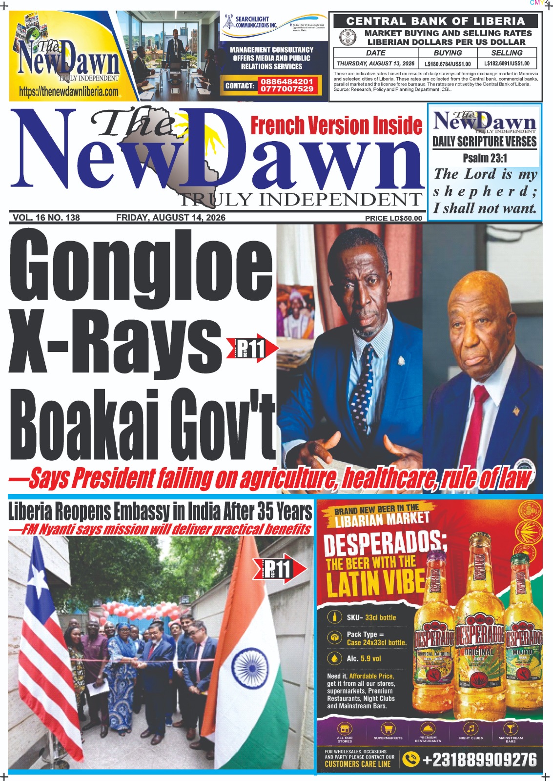Vol.16 No. 138 FRIDAY, AUGUST 14, 2026
