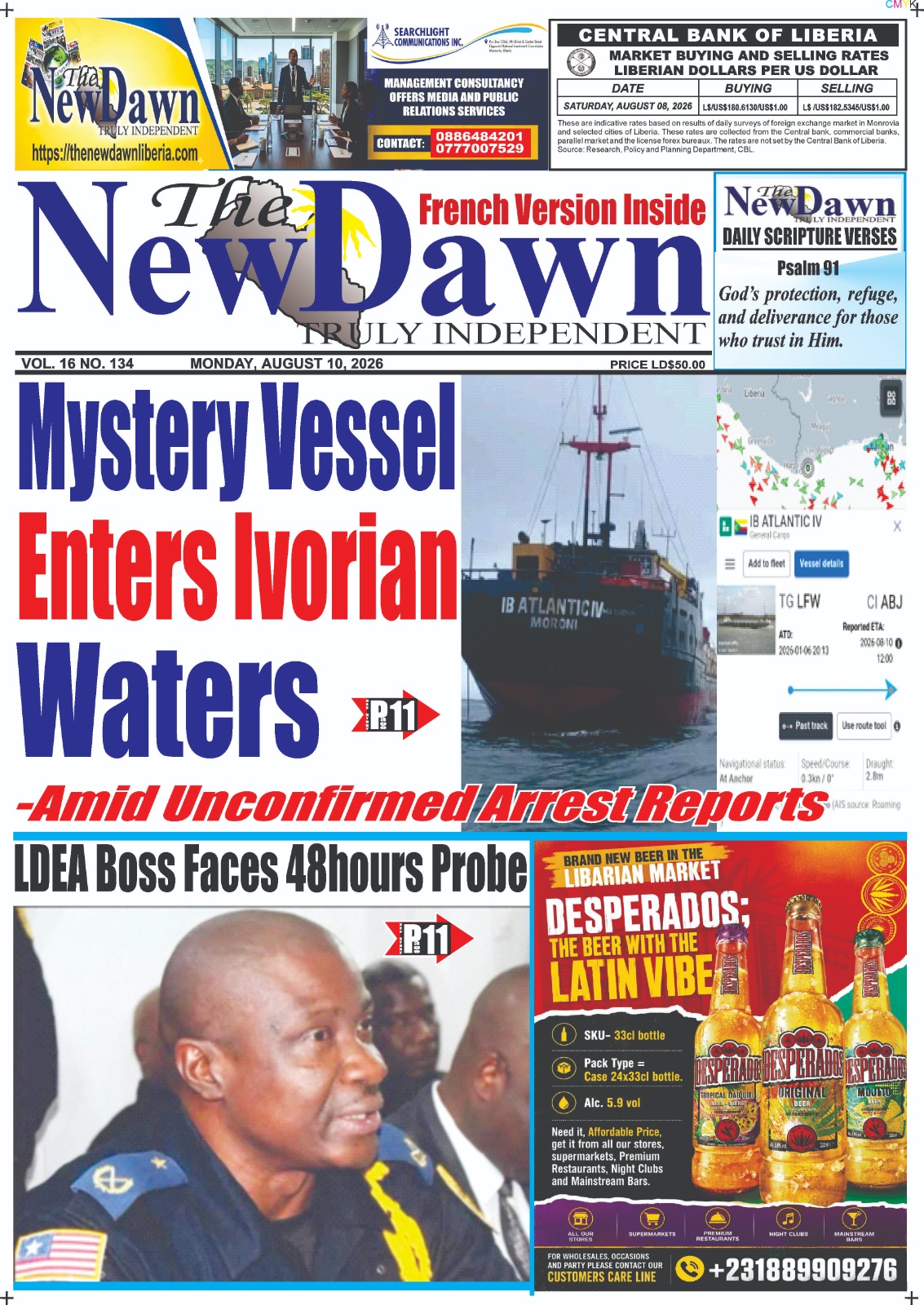 Vol.16 No. 134 MONDAY, AUGUST 10, 2026