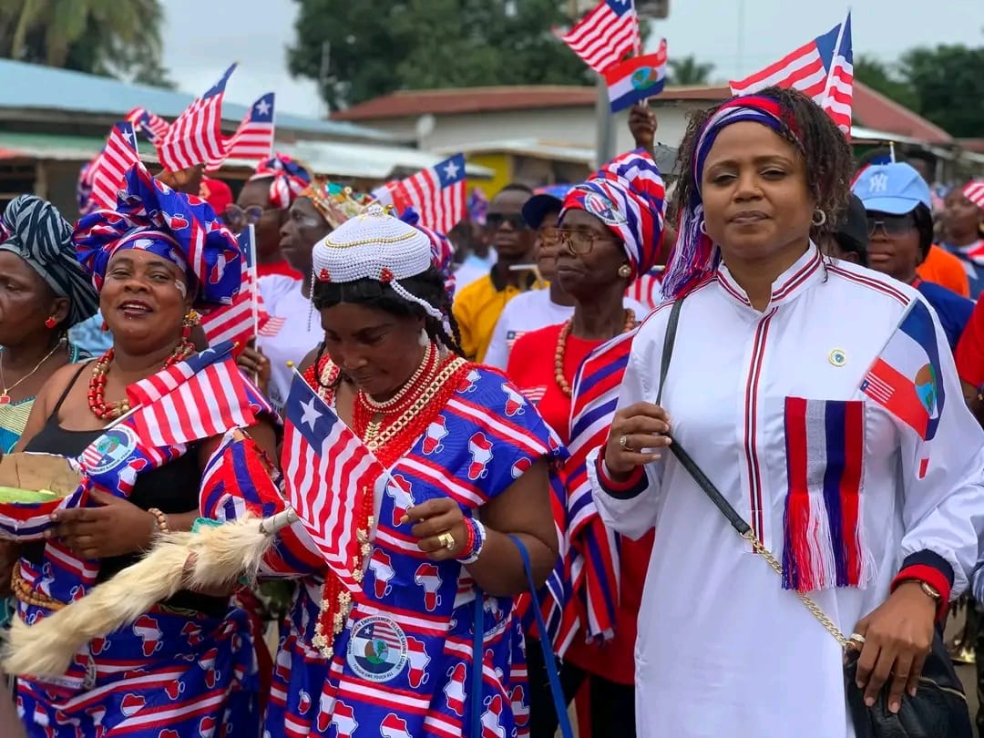 Nimba Women’s Savings Group Marks Flag Day in Ganta