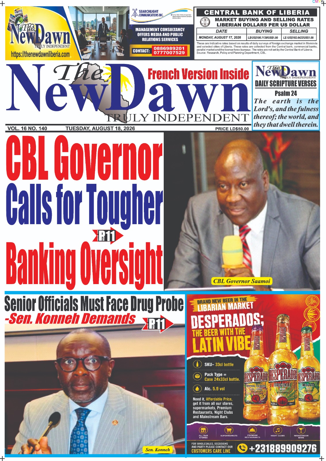 Vol.16 No. 140 TUESDAY, AUGUST 18, 2026