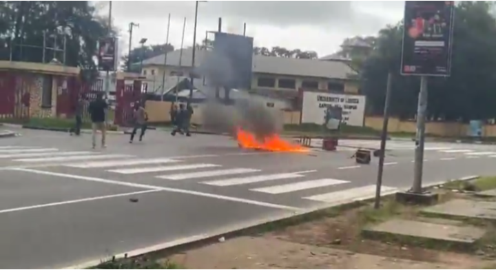 Students, Police Clash Over UL Reopening