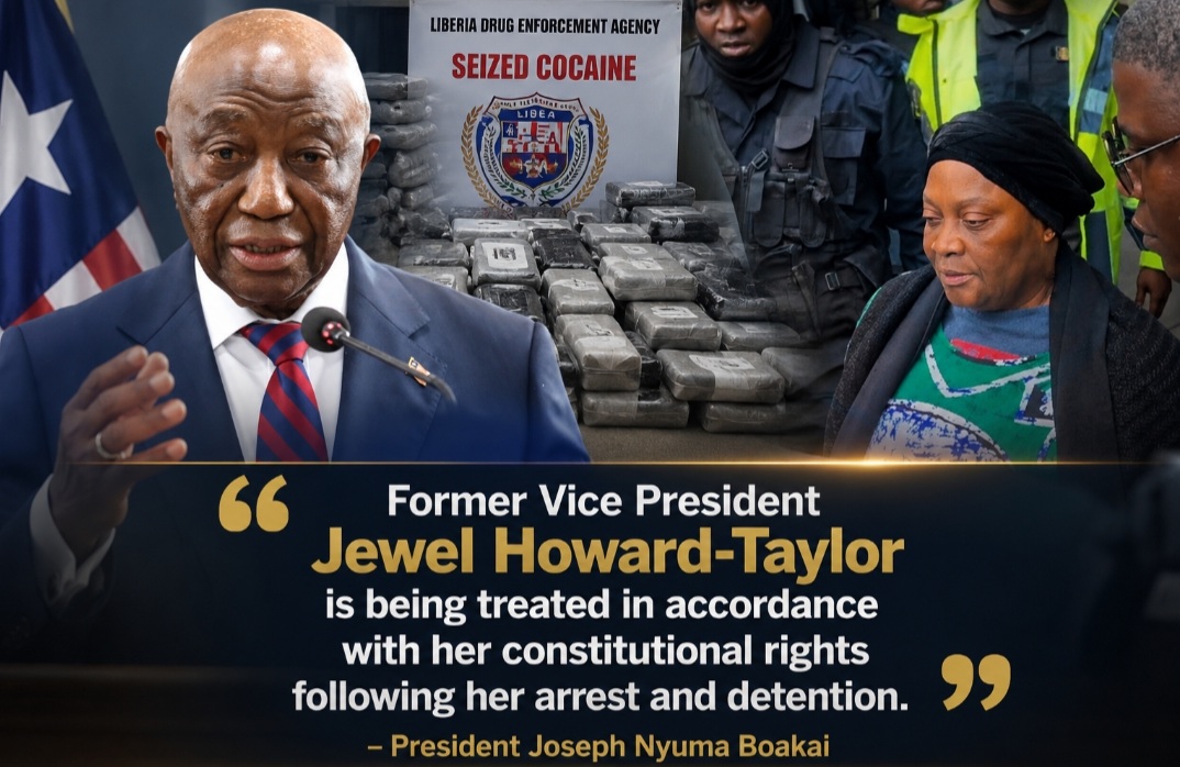 Boakai Defends Taylor’s Arrest, Promises Drug Crackdown Will Continue ‘without Fear Or Favor’
