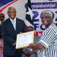 Boakai Hails LRA CG Jallah, Taxpayers