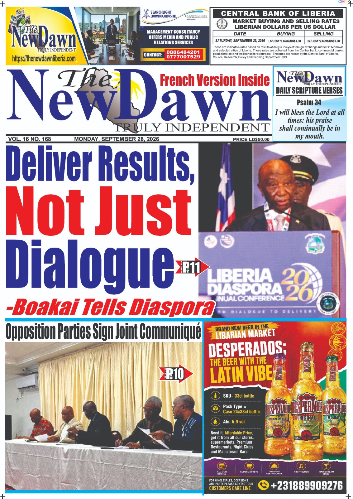 Vol.16 No. 168 MONDAY, SEPTEMBER 28, 2026