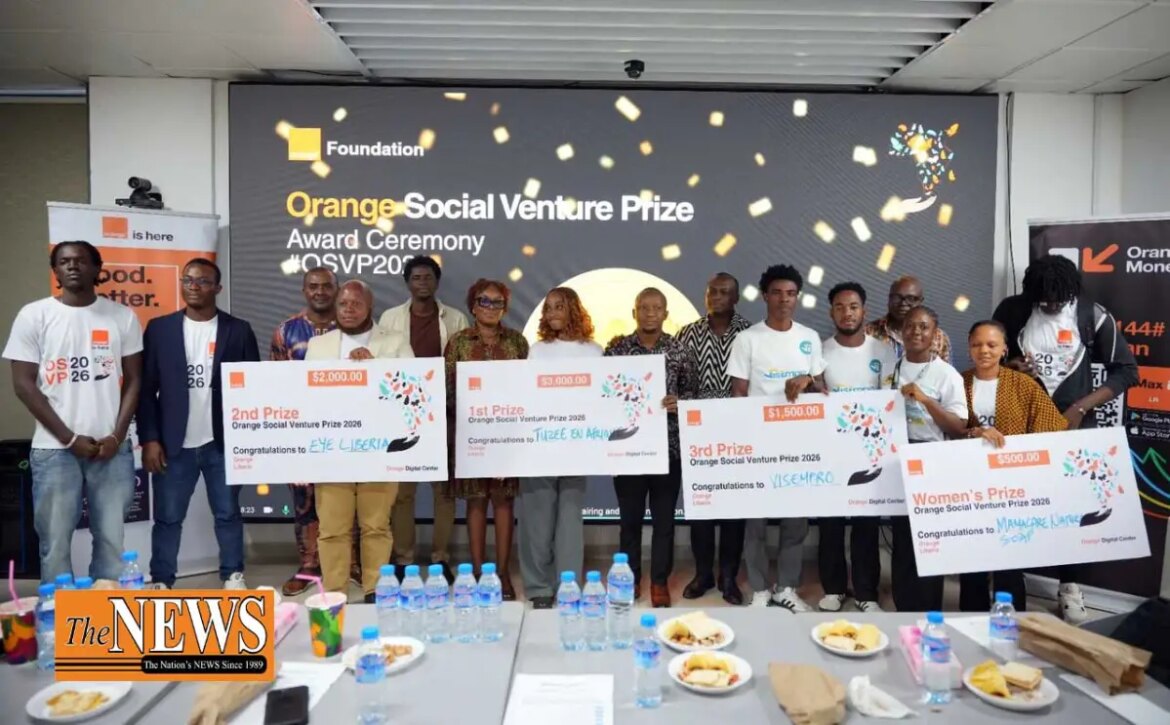 Orange-Liberia Foundation, Orange Digital Center Celebrate 16th Edition…8th National Pitching Competition Of Orange Social Venture Prize 2026