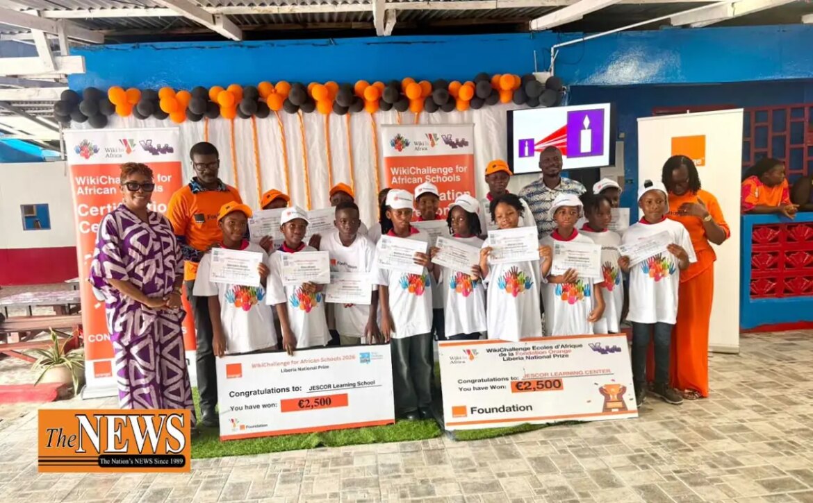 Selling The Liberian Story To The World …Jescor Learning Center Wins Orange WikiChallenge