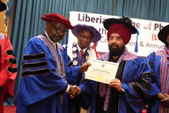 Jeety Bags LCPS Honorary Fellowship