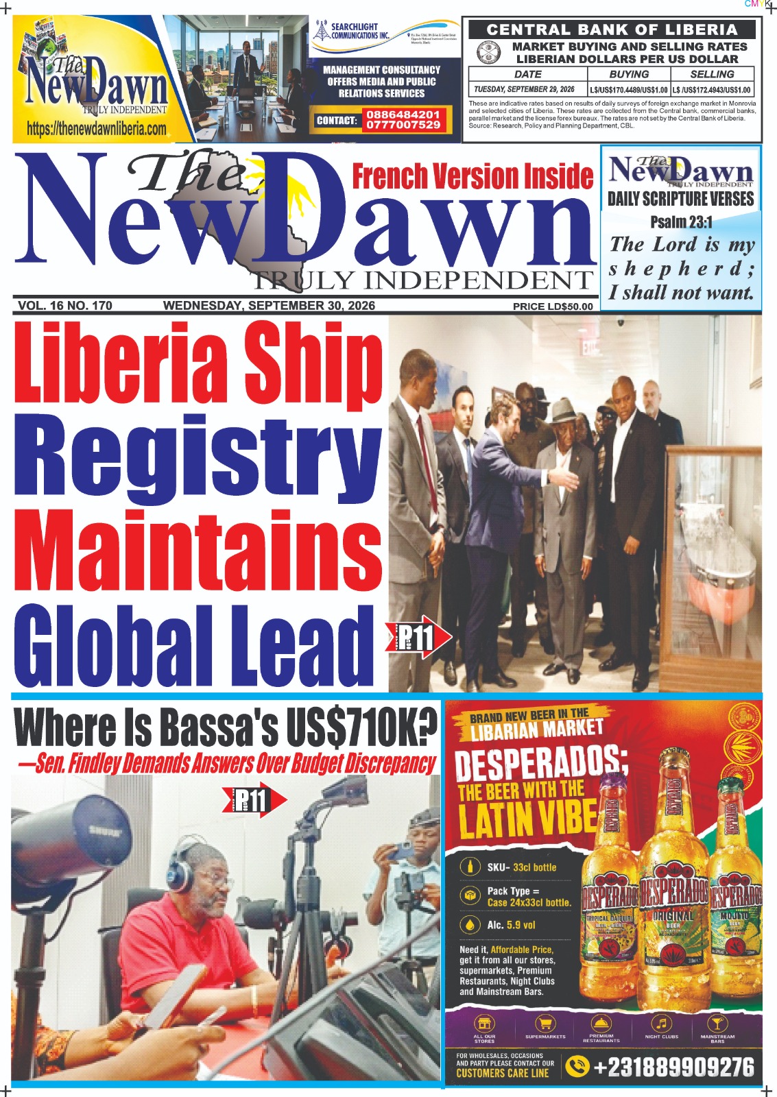 Vol.16 No. 170 WEDNESDAY, SEPTEMBER 30, 2026