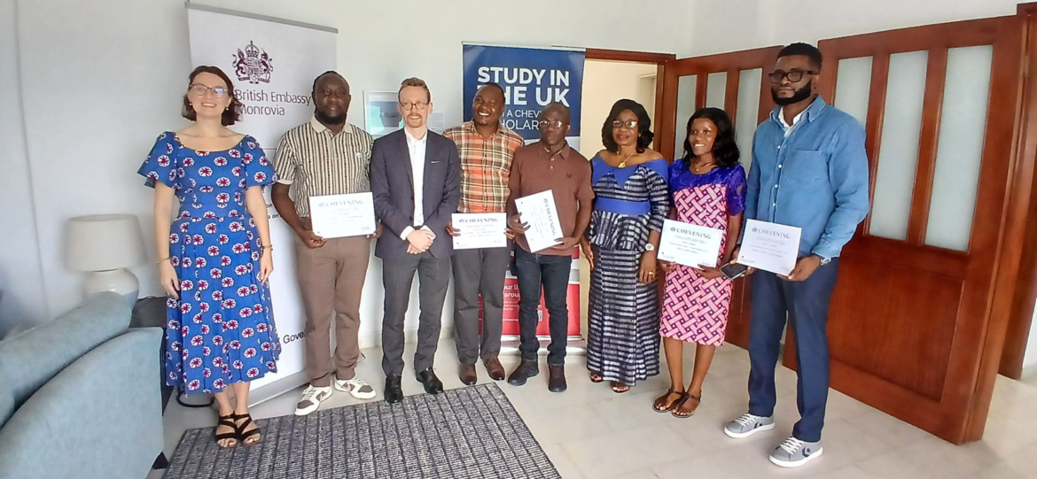 British Embassy Celebrates 5 Liberian Scholars Selected for Chevening Awards in the United Kingdom