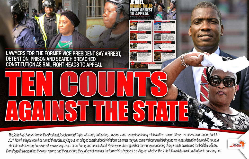 Liberia: Lawyers for the former Vice President Say Arrest, Detention, Prison and Search Breached Constitution as Bail Fight Heads to Appeal
