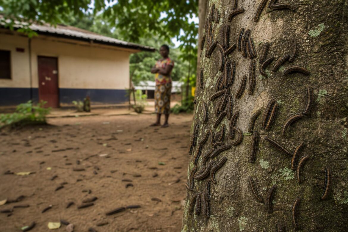 Giant Caterpillars Invade Homes in Gbarnga | News