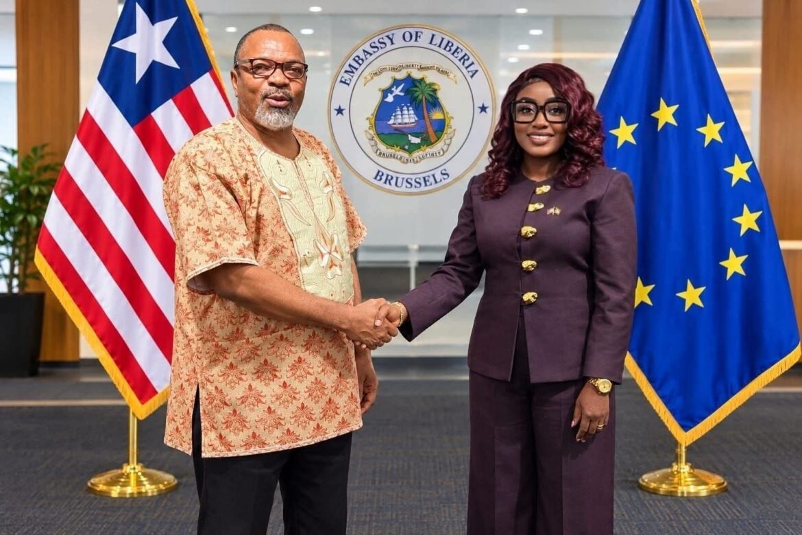 Liberia Embassy Welcomes Nyantte To Belgium