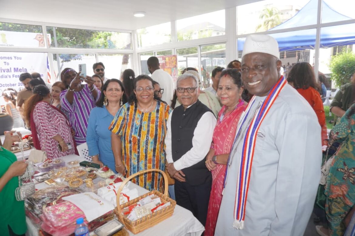 Indian Embassy Hosts First Festival Mela in Liberia