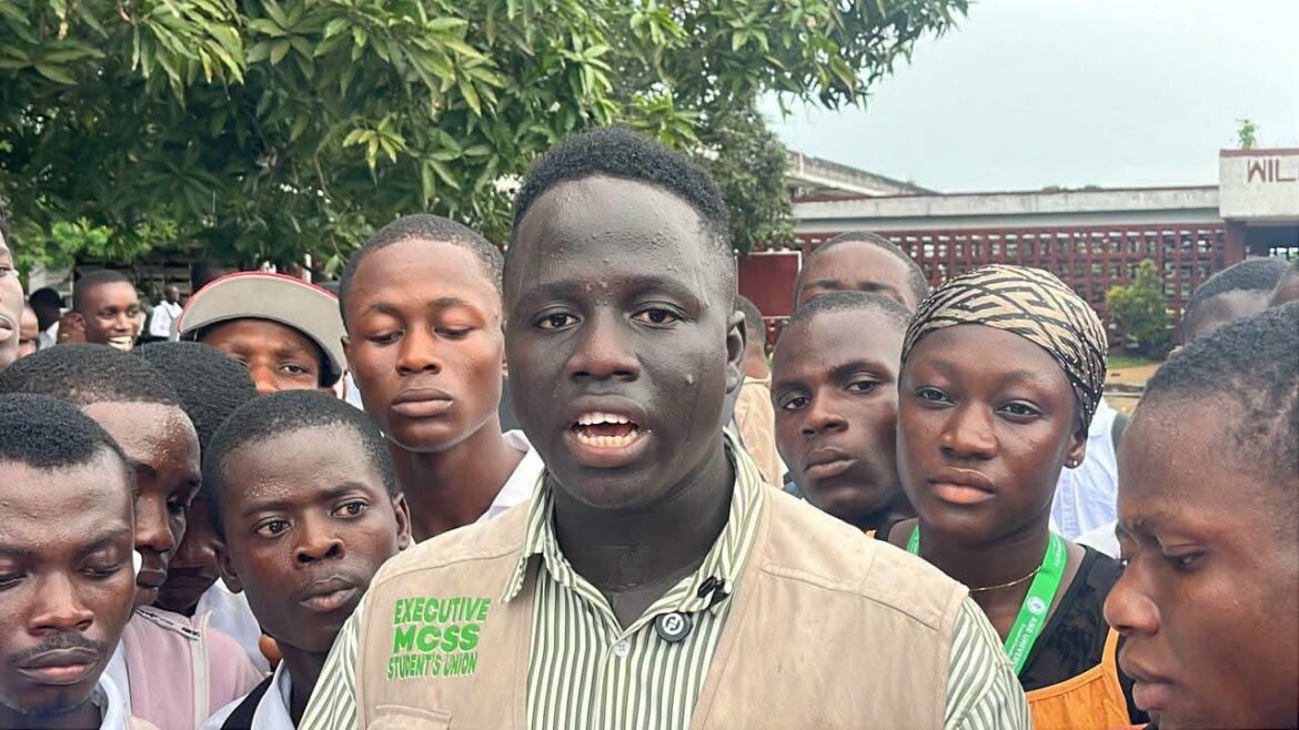 MCSS Students Issue Ultimatum -MCSS-SU Demands Robertson’s Dismissal, MOU Implementation