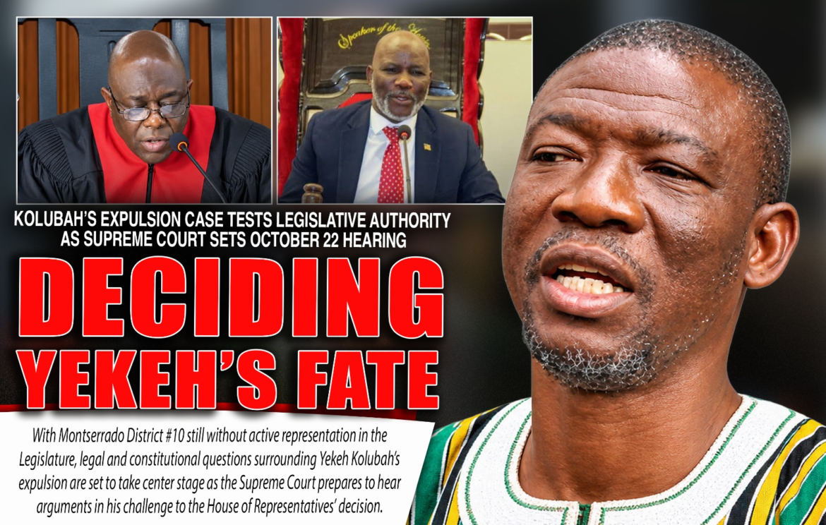 Liberia: Kolubah’s Expulsion Case Tests Legislative Authority as Supreme Court Sets October 22 Hearing