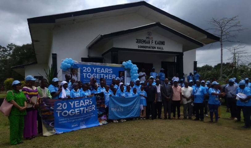 Mary’s Meals Marks 20 Years in Liberia, Celebrates Feeding More Than 95,000 Children Across 600 Schools