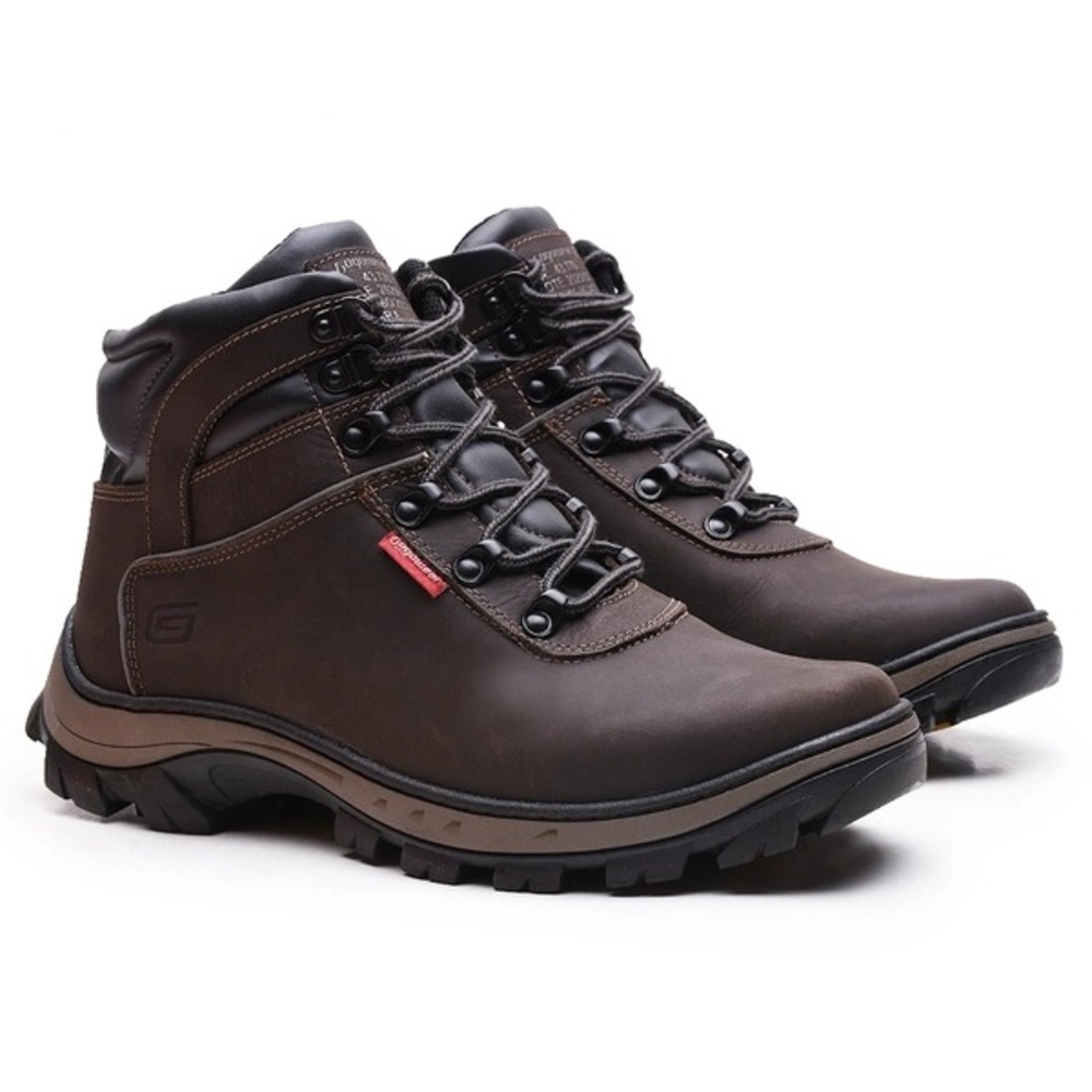 Bota Coturno Moda Casual Cano Curto Couro Masculino Sola Antiderrapante Dia a Dia Homem Elegante