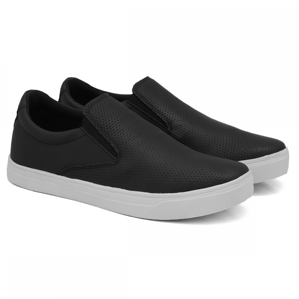 Tênis Slip On By Jack com Elástico Sola Borracha Reta Estiloso e Confortável