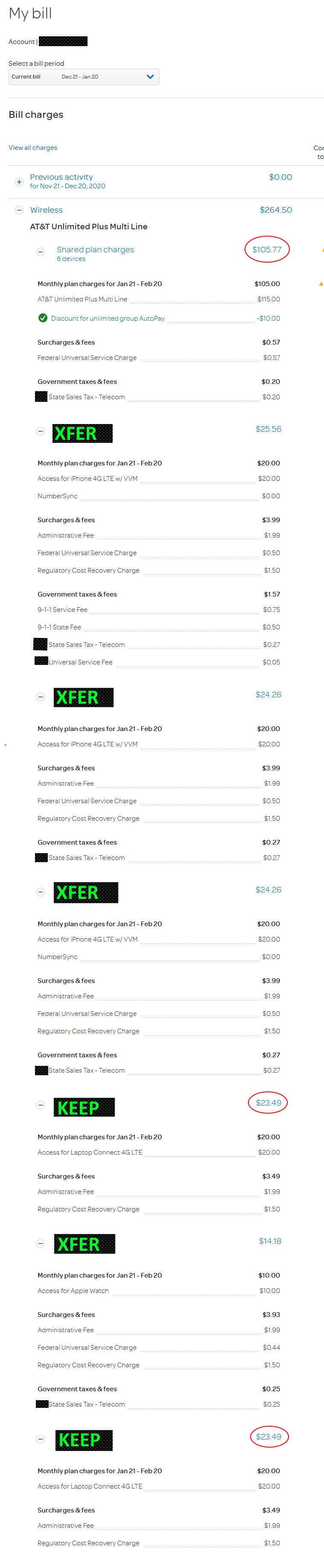 Possible to cancel lines on grandfathered multiline unlimited plan