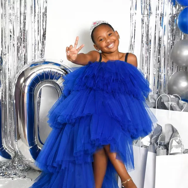Indigo Girl tulle dress Baby dress First Birthday outfit indigo girl dress Photoshoot girl dress Toddler party dress Fancy dress girl