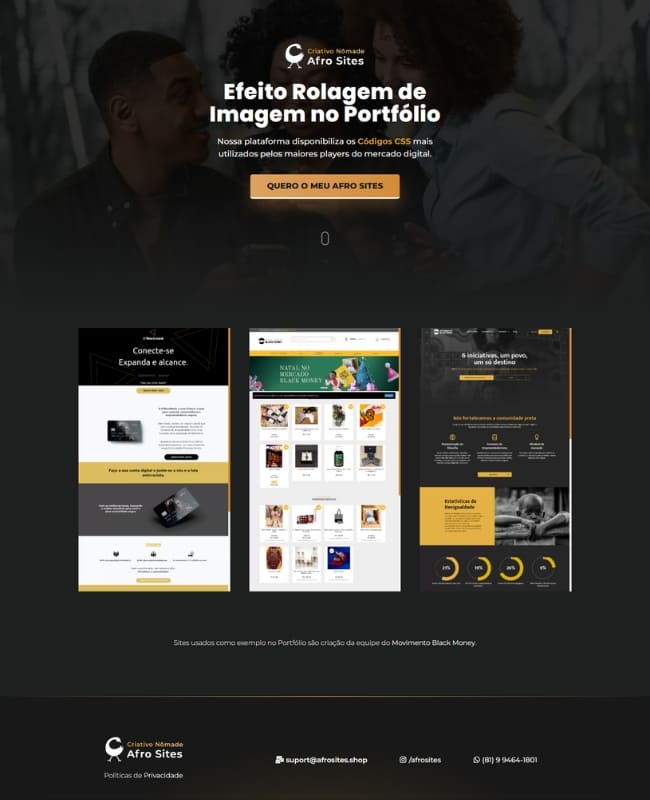 Afro Sites - Wordpress & Elementor