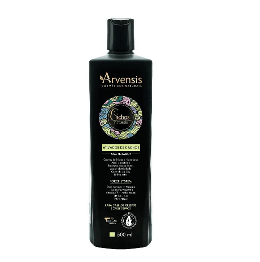 ARVENSIS - Creme Ativador de Cachos Crespos Vegano - 500ml