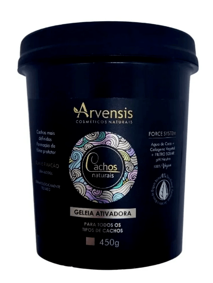 ARVENSIS - Geleia Ativadora Cachos SUAVE FIXAÇÃO - 450G