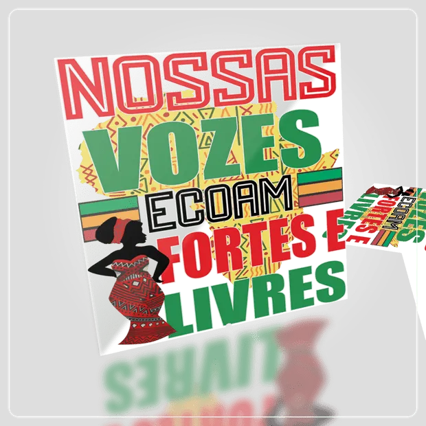 Azulejo Nossas vozes ecoam!