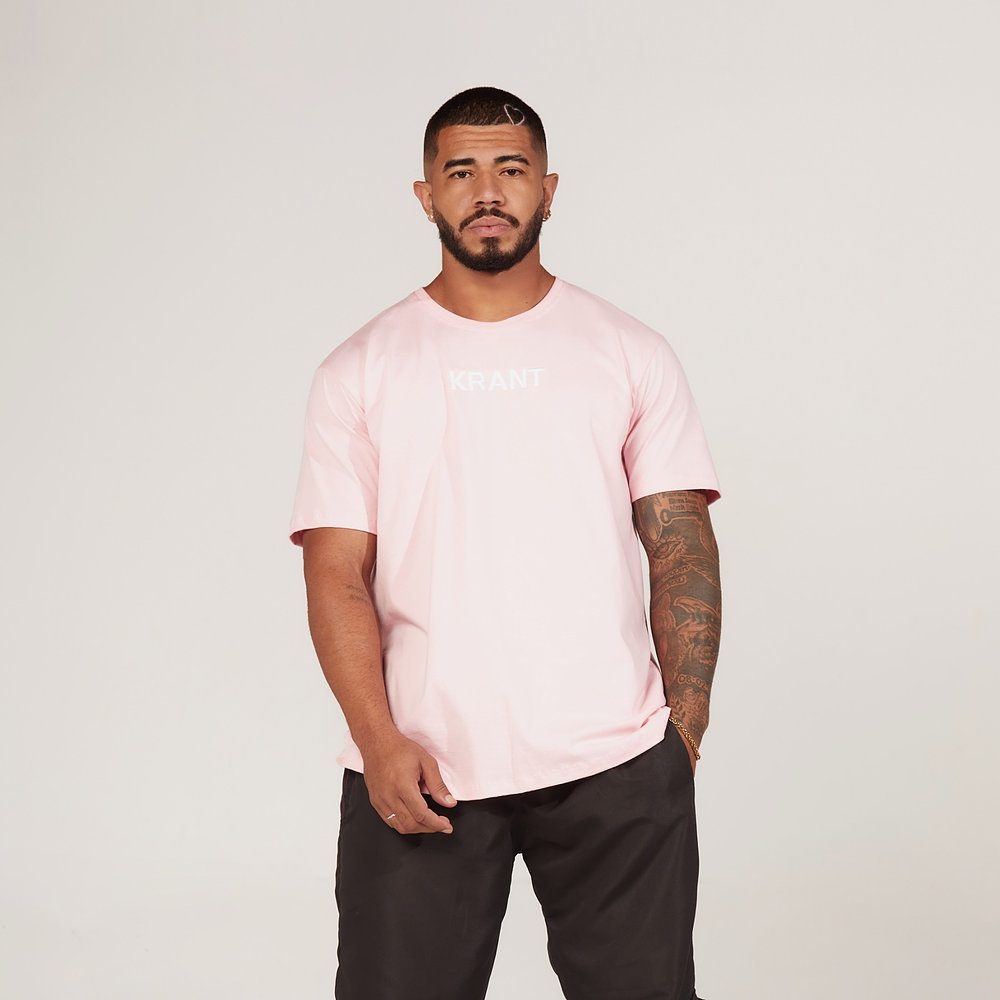 Camiseta KRANT rosa.