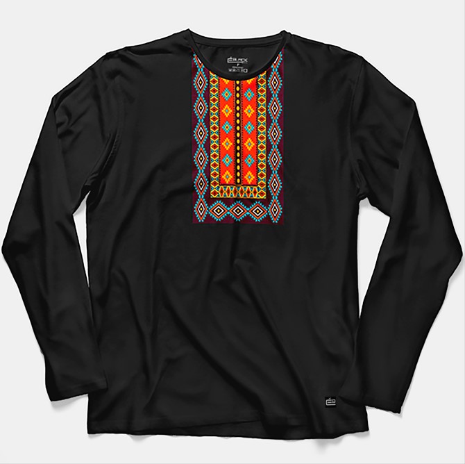 CAMISETA PEITO ANKARA MANGA LONGA