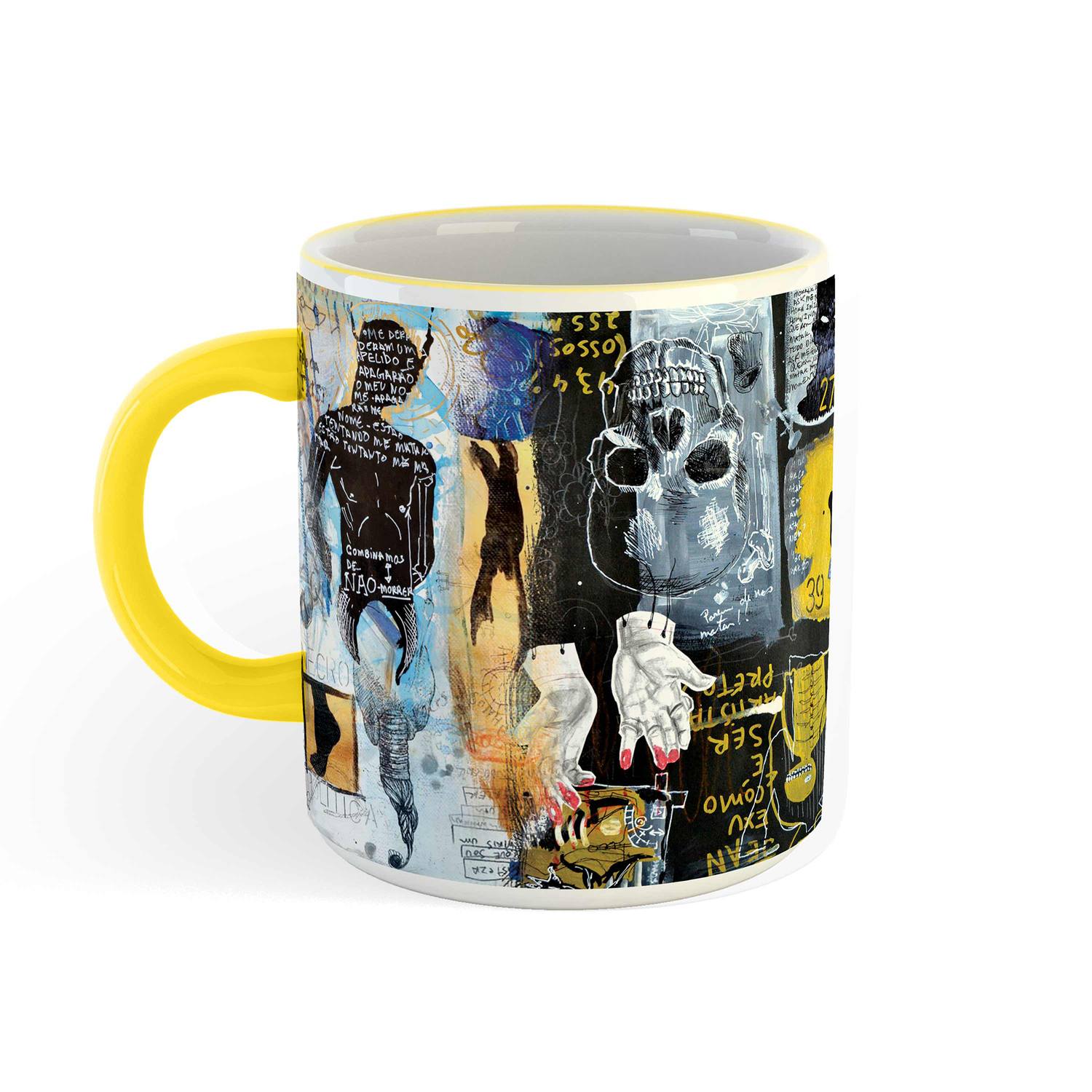 Caneca "Quem Matou Basquiat"