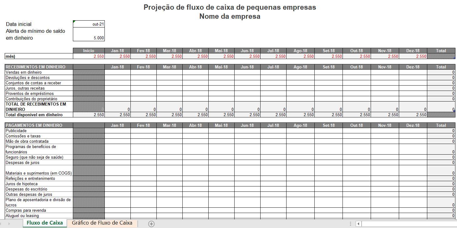 Catálogo Planilhas Prontas para aplicar em seu Negócio (Planilhas Fluxo de Caixa)