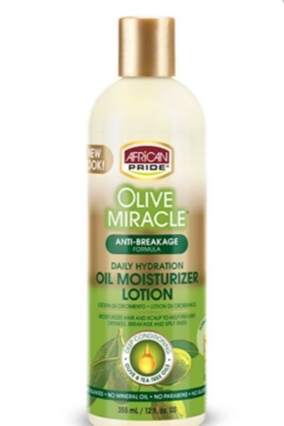 African Pride Olive Miracle Loção Hidratante Fortalecedora MÁXIMA 355ml