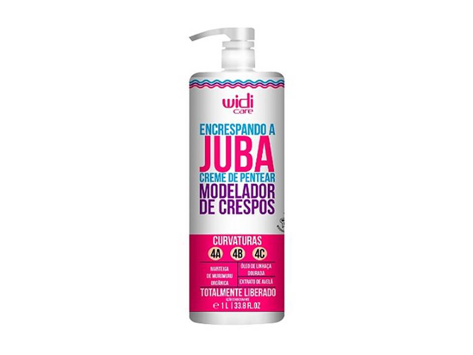 Encrespando a Juba Creme de Pentear Modelar Crespos 1000ml