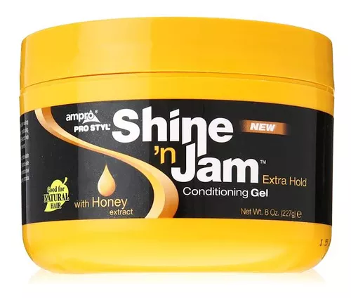 Gel Fixação Extra Com Mel Shine Jam 227g