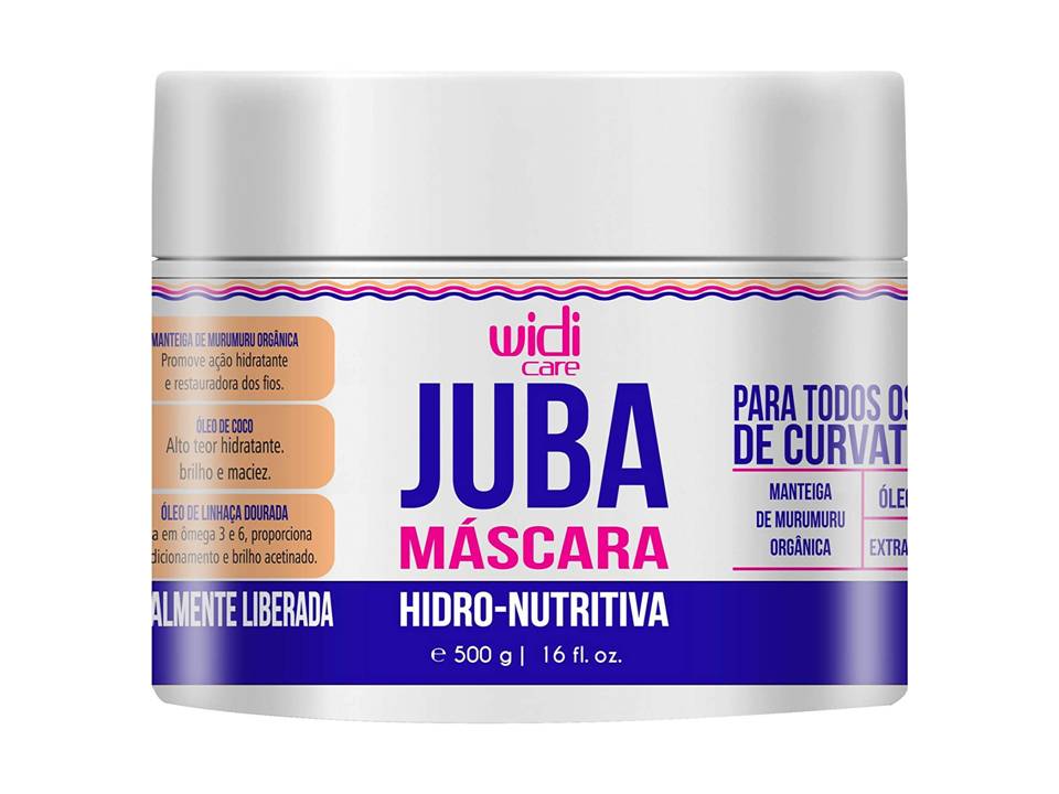 Juba Máscara Hidro-Nutritiva Cachos Widi Care 500g